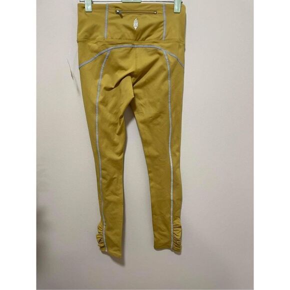 Free People Mustard Leggings Size XS - Picture 2 of 6